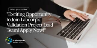"Exciting Opportunity to Join Labcorp's Validation Project Lead Team! Apply Now!"
