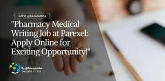 "Pharmacy Medical Writing Job at Parexel: Apply Online for Exciting Opportunity!"