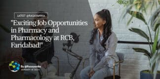 "Exciting Job Opportunities in Pharmacy and Pharmacology at RCB, Faridabad!"