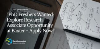 "PhD Freshers Wanted: Explore Research Associate Opportunity at Baxter - Apply Now!"