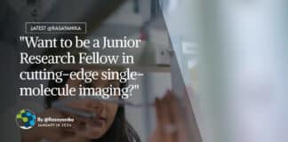 "Want to be a Junior Research Fellow in cutting-edge single-molecule imaging?"