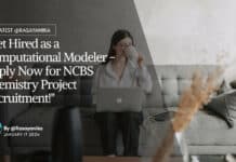 "Get Hired as a Computational Modeler - Apply Now for NCBS Chemistry Project Recruitment!"