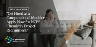 "Get Hired as a Computational Modeler - Apply Now for NCBS Chemistry Project Recruitment!"