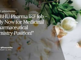 "IIT BHU Pharma JRF Job - Apply Now for Medicinal & Pharmaceutical Chemistry Position!"