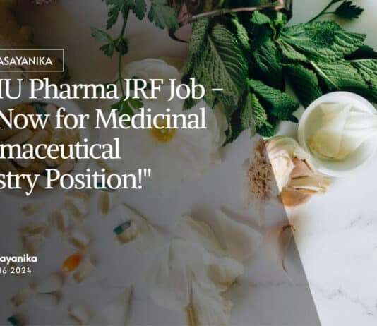 "IIT BHU Pharma JRF Job - Apply Now for Medicinal & Pharmaceutical Chemistry Position!"