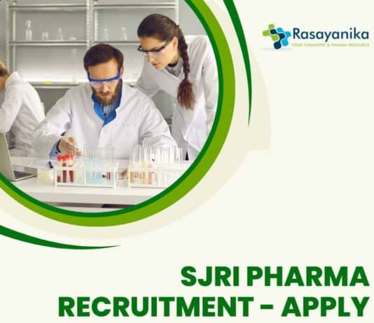 SJRI Pharma Recruitment