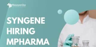 Syngene MPharma Associate Scientist
