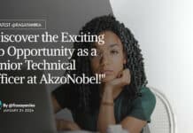 "Discover the Exciting Job Opportunity as a Senior Technical Officer at AkzoNobel!"