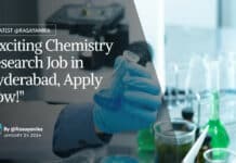 "Exciting Chemistry Research Job in Hyderabad, Apply Now!"