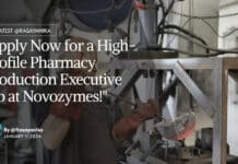 "Apply Now for a High-Profile Pharmacy Production Executive Job at Novozymes!"