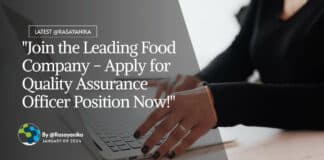 Britannia Industries Limited Chemistry QA Officer Job - Apply Online