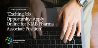 "Exciting Job Opportunity: Apply Online for NIAB Pharma Associate Position"