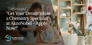 "Get Your Dream Job as a Chemistry Specialist at AkzoNobel - Apply Now!"