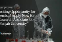 "Exciting Opportunity for Chemists! Apply Now for a Research Associate Job at Panjab University"