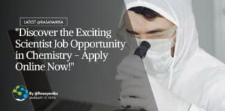 "Discover the Exciting Scientist Job Opportunity in Chemistry - Apply Online Now!"