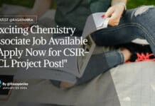 "Exciting Chemistry Associate Job Available - Apply Now for CSIR-NCL Project Post!"