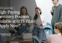 "High-Paying Chemistry Position Available at BITS Pilani - Apply Now!"