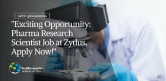 "Exciting Opportunity: Pharma Research Scientist Job at Zydus, Apply Now!"