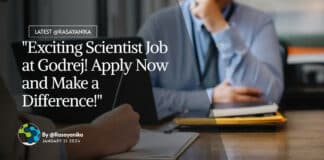 "Exciting Scientist Job at Godrej! Apply Now and Make a Difference!"