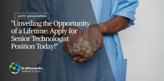 "Unveiling the Opportunity of a Lifetime: Apply for Senior Technologist Position Today!"