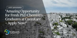 "Amazing Opportunity for Fresh PhD Chemistry Graduates at CavinKare - Apply Now!"