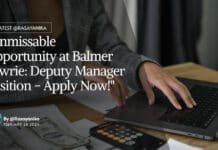 "Unmissable Opportunity at Balmer Lawrie: Deputy Manager Position - Apply Now!"