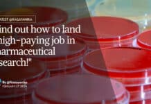 "Find out how to land a high-paying job in pharmaceutical research!"