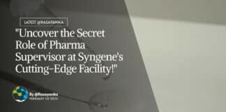 "Uncover the Secret Role of Pharma Supervisor at Syngene's Cutting-Edge Facility!"
