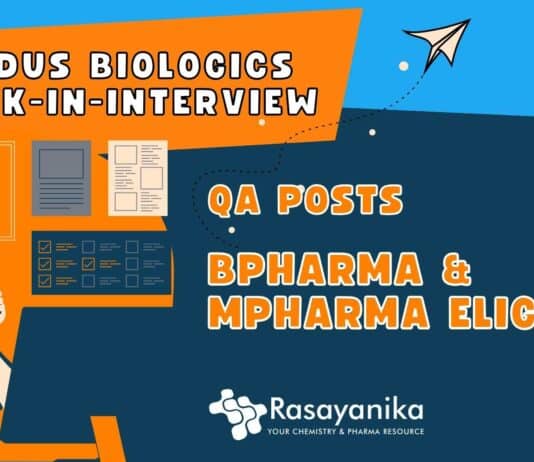 Zydus Biologics Walk-In-Interview