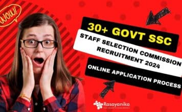 30+ Govt SSC Staff Selection Commission Recruitment 2024, Online Application Process SSC Staff Selection 2024