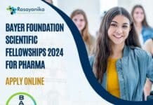 Bayer Foundation Scientific Fellowships