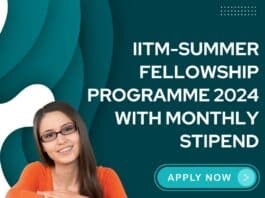 IITM-Summer Fellowship Programme 2024