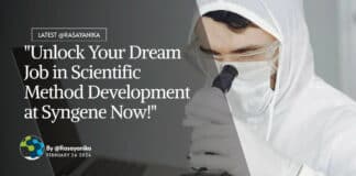 "Unlock Your Dream Job in Scientific Method Development at Syngene Now!"