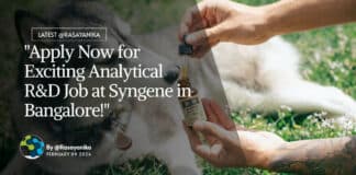 "Apply Now for Exciting Analytical R&D Job at Syngene in Bangalore!"