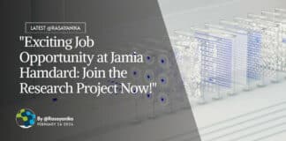 "Exciting Job Opportunity at Jamia Hamdard: Join the Research Project Now!"