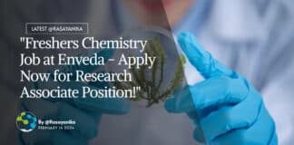 "Freshers Chemistry Job at Enveda - Apply Now for Research Associate Position!"