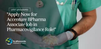 "Apply Now for Accenture BPharma Associate Job in Pharmacovigilance Role!"