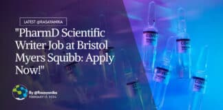 "PharmD Scientific Writer Job at Bristol Myers Squibb: Apply Now!"