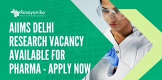 AIIMS Delhi Research Vacancy