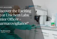 "Discover the Exciting Job at Unichem Labs: Senior Officer - Pharmacovigilance!"