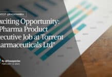 "Exciting Opportunity: MPharma Product Executive Job at Torrent Pharmaceuticals Ltd"