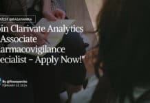 "Join Clarivate Analytics as Associate Pharmacovigilance Specialist - Apply Now!"