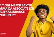 Baxter Pharma QA Associate