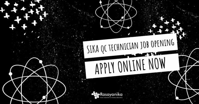Sika QC Technician Job