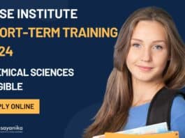 Short-Term Training 2024 For Chemical Sciences Candidates at Bose Institute, Apply Online