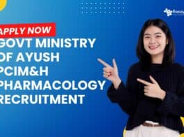 Govt PCIM&H Pharmacology Recruitment