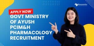 Govt PCIM&H Pharmacology Recruitment