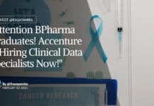 "Attention BPharma Graduates! Accenture is Hiring Clinical Data Specialists Now!"