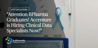 "Attention BPharma Graduates! Accenture is Hiring Clinical Data Specialists Now!"