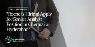 "Roche is Hiring! Apply for Senior Analyst Position in Chennai or Hyderabad"